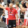 HSC-Trainer Florian Hauck (hier im September 2023) war mit dem Abschneiden seiner Mannschaft zufrieden.