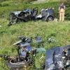 Ein Bild der Verwüstung: Bei einem Frontalzusammenstoß wurden am Freitag zwei Autofahrer schwer verletzt. Der Seat eines Fahranfängers hat nur noch Schrottwert.