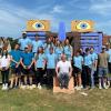 Das Betreuerteam des Ferienhüttendorfes.