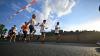 Um die 1500 Läuferinnen und Läufer nehmen am Donnerstag (13.06.24) am sogenannten WUE2RUN Firmenlauf in Würzburg teil. Bei Abendsonne und milden Temperaturen passieren die Teilnehmer gegen 20 Uhr den Oberen Mainkai.