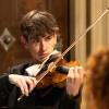 Johannes Rosenberg überzeugt seit Beginn der Eberner Musiktage an der Violine.