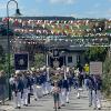 Der Festzug zum 130 jährigen Jubiläum der FFW Steinmark war sehr gut besucht