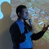 Pastor Krou Magob bei seinem Vortrag über seine Arbeit und Umweltprobleme in Papua-Neuguinea.