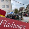 Die ADAC-Oldtimerfahrt Hessen-Thüringen passierte heuer Fladungen. Auf dem Marktplatz wurde den Teilnehmern ein besonderer Empfang bereitet.