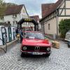 Die ADAC-Oldtimerfahrt Hessen-Thüringen passierte heuer Fladungen. Auf dem Marktplatz wurde den Teilnehmern ein besonderer Empfang bereitet.
