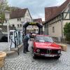 Die ADAC-Oldtimerfahrt Hessen-Thüringen passierte heuer Fladungen. Auf dem Marktplatz wurde den Teilnehmern ein besonderer Empfang bereitet.