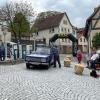 Die ADAC-Oldtimerfahrt Hessen-Thüringen passierte heuer Fladungen. Auf dem Marktplatz wurde den Teilnehmern ein besonderer Empfang bereitet.
