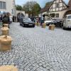 Die ADAC-Oldtimerfahrt Hessen-Thüringen passierte heuer Fladungen. Auf dem Marktplatz wurde den Teilnehmern ein besonderer Empfang bereitet.