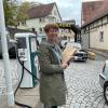 Die ADAC-Oldtimerfahrt Hessen-Thüringen passierte heuer Fladungen. Auf dem Marktplatz wurde den Teilnehmern ein besonderer Empfang bereitet.