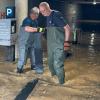 THW-Einsatzkräfte aus Lohr halfen beim Hochwasser in Kitzingen.