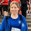 Monika Schuster vom Laufteam der TGK absolvierte ihren ersten Halbmarathon.