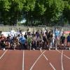 Das Foto zeigt den Start zum „Lauf gegen den Hunger“.