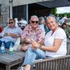 Zahlreiche Menschen besuchen am Montag 20.05.24 das traditionelle Pfingstweinfest der Winzer Sommerach. Ein umfangreiches Musikprogramm, kulinarische Köstlichkeiten und die Weine aus dem Weinkeller der Genossenschaft machen Lust und Laune auf den Sommer.