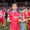 Die Würzburger Kickers gewinnen das letzte Heimspiel am Samstag 18.05.24 gegen die DJK Vilzing souverän mit 4:0 in der AKON Arena in Würzburg. Nach dem Spiel werden sie vom BFV zum Regionalliga Meister 2024 geehrt.