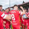 Die Würzburger Kickers gewinnen das letzte Heimspiel am Samstag 18.05.24 gegen die DJK Vilzing souverän mit 4:0 in der AKON Arena in Würzburg. Nach dem Spiel werden sie vom BFV zum Regionalliga Meister 2024 geehrt.