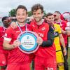 Die Würzburger Kickers gewinnen das letzte Heimspiel am Samstag 18.05.24 gegen die DJK Vilzing souverän mit 4:0 in der AKON Arena in Würzburg. Nach dem Spiel werden sie vom BFV zum Regionalliga Meister 2024 geehrt.
