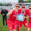 Die Würzburger Kickers gewinnen das letzte Heimspiel am Samstag 18.05.24 gegen die DJK Vilzing souverän mit 4:0 in der AKON Arena in Würzburg. Nach dem Spiel werden sie vom BFV zum Regionalliga Meister 2024 geehrt.