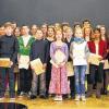 Jugend musiziert 2012: die stolzen Preisträger des 49. Wettbewerbs.