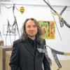 Stählerne Zentauren: Der Volkacher Künstler Arno Hey stellt seien neuesten Arbeiten in der Galerie Schwanitz aus.