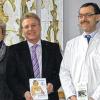 Leichter Leben: Schirmherr Oliver Jörg (von links), die Initiatoren Uschi und Helmut Strohmeier, Chefarzt Dr. Michael Schwab vom Bürgerspital  und die Pfannen-Spezialistin Gerti Gundel.