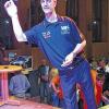 Profispieler Robert Scholten war der Stargast beim Jubiläumsfest des Dartclubs DC Helden.