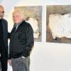 (ger)   Das Ehepaar Stumpf ist stolz darauf, den 2011 mit dem Kulturpreis des Bezirks Unterfranken ausgezeichneten Maler Heinz Altschäffel in einer nur ihm gewidmeten Ausstellung präsentieren können. So sind noch bis zum 25. März neuere Arbeiten des Schweinfurter Künstlers in ihrer „Galerie im Saal“ in Eschenau zu bewundern. Heinz Altschäffel ist seit 1964 freischaffender Maler und hat sich im Lauf seines künstlerischen Lebens große Anerkennung erworben. Seine Werke sind in zahlreichen Museen und öffentlichen Einrichtungen in Bayern zu finden, auch in der Kunsthalle in Schweinfurt. „Er ist der Star ohne Starallüren in der Schweinfurter Kunstszene“, so Eleonore Schmidts-Stumpf bei der Vernissage vor einem großen Publikum.