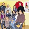 Eifrig beim Proben: Die Akteure der Lülsfelder Theatergruppe üben fleißig für das Lustspiel „Wer nicht wirbt, der stirbt“. Im Bild stehend von links: Martin Ament, Otmar Haubenreich, Mona Finster, Stefan Pötz, Werner Laufer. Sitzend von links: Dorothea Hermann, Barbara Stöcker-Schneider, Margit Finster, Sabrina Laufer, Benjamin Anger. Vorne: Anette Abendroth.