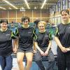 Im Abstiegskampf: Versbachs Tischtennisfrauen mit (von links) von links nach rechts: Silvia Stäblein, Franziska Ort, Kerstin Hemrich und Alex Heer.
