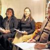 Lasen Gedichte von Eugen Roth: (von links) Michael Hügel, Sabine Oschmann-Hockgeiger, Michaela Leitschuh und Eberhard Munz.