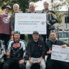 Auf dem Bild von links (beginnend oben): Peter Grethler (Fellows Ride), Gunther Schunk (Vogel Stiftung), Michael Müßig (Vogel Stiftung), Dieter Schneider (Fellows Ride) Marco Schmitt (Dittmeier Versicherungen), Stephan Kranig (Riedel Bau), Walter Malcherek (WVV) und Daniel Dengel (Die Deutsche Vermögensberatung).