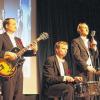 Ein hanseatisches Trio: Mitreißende und hoch amüsante Unterhaltung präsentierte das Hamburger Musik-Comedy-Trio „Bidla Buh“ in der Bad Mergentheimer Wandelhalle beim Forum der Volksbank Main-Tauber.