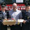 Bürgermeister Thomas Stadelmann (Mitte) gratulierte Kommandant Tobias Hetterich (links) und Gruppenführer Uwe Möltner (rechts) zum 150. Jubiläum der Feuerwehr Bischofsheim. Bürgermeister Thomas Stadelmann (Mitte) gratulierte Kommandant Tobias Hetterich (links) und Gruppenführer Uwe Möltner (rechts) zum 150. Jubiläum der Feuerwehr Bischofsheim.