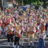 Mit einem viertägigen Musikfest, einem beeindruckenden Gemeinschaftschor aller anwesenden Musikanten und klangvollem Festumzug feierten die Rienecker Musikanten ihr 50-jähriges Bestehen und luden auch zum Kreismusikfest ein.