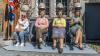 Beliebtes Fotomotiv am Wochenende in Marktbreit: Die Damen unter der Trockenhaube.