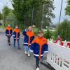 Mit einem dreitägigen Fest feierte die Freiwillige Feuerwehr Neubrunn zusammen mit Schirmherr Landrat Thomas Eberth ihren 130. Geburtstag mit einer Löschwasser Party und vielen Ehrungen und einem tollen Festzug bei verspäteten "April-Wetter" mit Sonne und Regen aber immer mit super Stimmung.