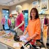 Doreen Fröhlich in ihrer neuen Boutique für italienische Mode in Bad Kissingen.