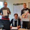 Bedankten sich für 25 Jahre Engagement bei Elsbeth Redweik: Geschäftsführer Klaus Full und Juniorchef  Cedric Full.