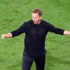 Julian Nagelsmann bejubelt bei der Heim-EM den Achtelfinalsieg gegen Dänemark in Dortmund.