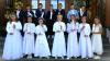 In Großbardorf in der Kirche wurde die Erstkommunion feierlich begangen. Unter dem Motto "Gemeinsam auf dem Weg mit Jesus" durften die Kinder aus Sulzfeld und Leinach das Sakrament der Erstkommunion als ein heiliges Geschenk annehmen.