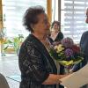 Anna Noe (links) feierte ihren 90. Geburtstag. Gerhard Baumann gratulierte herzlich.