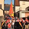 Die Gambacher Feuerwehr feierte am Wochenende ihr 150-jähriges Bestehen. Ein Höhepunkt war der Festzug durch den Ort.