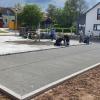 Der Parkplatz am Kindergarten Windshausen wurde in Eigenregie von den Vätern gepflastert.