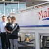 Gewienert und geputzt: Die „Mainfranken“ ist startklar, Kapitän Wiertelorz und seine Mannschaft warten auf Fahrgäste.