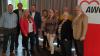 Im „Café awoccino“ des Seniorenzentrums Knetzgau stellten  sich die Mitglieder des neu gewählten Kreisvorstands der AWO Haßberge zu einem Gruppenbild auf, vordere Reihe von links: Robert Beetz, Angelika Naß, Elke Nüßlein, Elisabeth Endreß, Günter Lipp; hintere Reihe: Paul Hümmer, Stefan Rottmann, Maria Böhmer, Angelika Kuhbandner und Werner Thein.