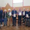 Georg Schneider, Kai Kellershohn, Franziska Körber, Anneliese Holzinger, Kurt Eckert, Werner Endres, Ulrike Fröhling, Manfred Binmöller und Peter Emmerling.