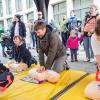 Polizei, Feuerwehr, Rettungskräfte. Bayerns Innenminister Joachim Herrmann eröffnet als Schirmherr den 12. Landestag der Verkehrssicherheit am Samstag 20.04.24 in Würzburg.