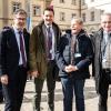 Polizei, Feuerwehr, Rettungskräfte. Bayerns Innenminister Joachim Herrmann eröffnet als Schirmherr den 12. Landestag der Verkehrssicherheit am Samstag 20.04.24 in Würzburg.