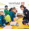 Polizei, Feuerwehr, Rettungskräfte. Bayerns Innenminister Joachim Herrmann eröffnet als Schirmherr den 12. Landestag der Verkehrssicherheit am Samstag 20.04.24 in Würzburg.