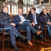 Polizei, Feuerwehr, Rettungskräfte. Bayerns Innenminister Joachim Herrmann eröffnet als Schirmherr den 12. Landestag der Verkehrssicherheit am Samstag 20.04.24 in Würzburg.