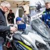 Polizei, Feuerwehr, Rettungskräfte. Bayerns Innenminister Joachim Herrmann eröffnet als Schirmherr den 12. Landestag der Verkehrssicherheit am Samstag 20.04.24 in Würzburg.